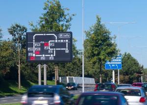 China Wireless Dynamic Message Signs , Digital Highway Message Boards Ekran factory