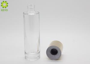 China 100ML Moisturizing Lotion Glass Bottle , Face Cream Glass Cosmetic Bottle factory