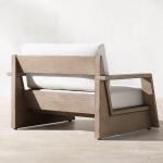 Outdoor Furniture Customized Color Customized Garden Furniture Rattan Sofa Teak
