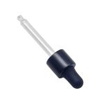 Non Spill Black Personal Care 18/410 Glass Dropper