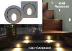 Outdoor IP 67 Stainless Steel Recessed LED Wall Lights Waterproof