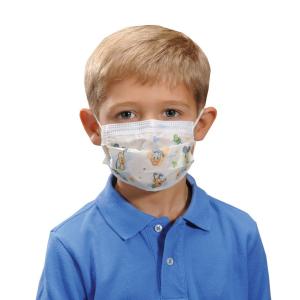 China 12.5*9.5CM BFE99 Children Face Mask With Printing factory