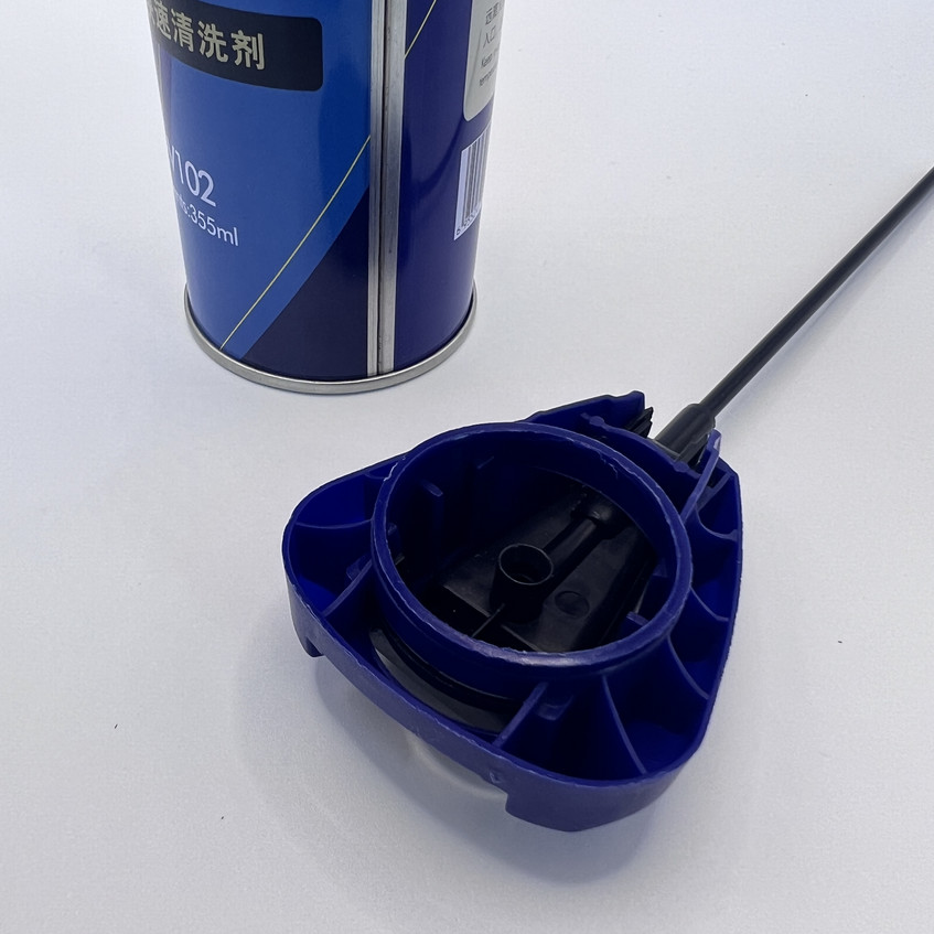 Portable Aerosol Sprayer with Foldable Tube and Lock - On-the-Go Solution for Personal and Household Use