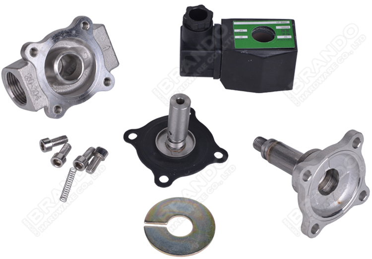 2S250-25 1 Inch 2 Way NC Stainless Steel Water Solenoid Valve 24V 220V