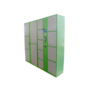 China Airport Intelligent Storage Electronic Luggage Lockers with Automated Printer Barcode Operated factory