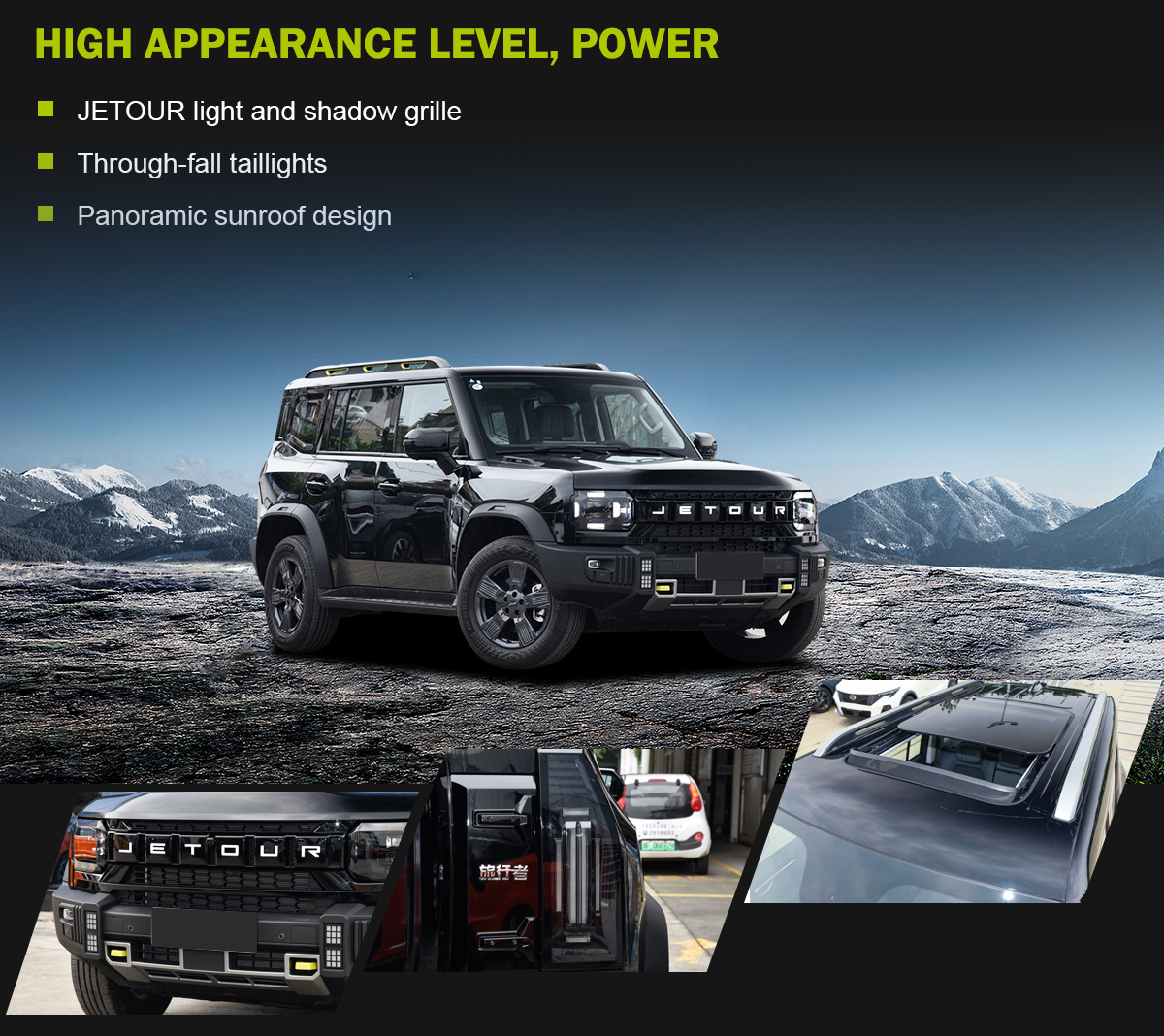 Chery Jetour Traveler 2023 2024 T1 T2 Four Wheel Petrol 360° Rear Camera Manual Exterior Rearview Mirror Perfect in 2023