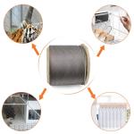 6x19 IWRC Stainless Steel Cable Rope Wires Rope T/S 1570Mpa 1000mtrs in Plywood