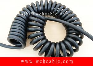 China UV Resistant UL758 Instrumentation Spiral Cable with Customizable Connector Type factory
