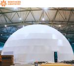3200 Lumen VR Dome Projection Immersive Rear Projection Dome