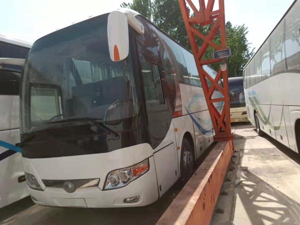 46 Seats Used Yutong ZK6110 Bus Used Coach Bus 2014 Year 100km/H Steering LHD