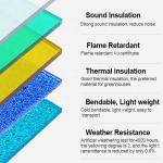 Diamond Polycarbonate Sheet 3mm Embossed Polycarbonate Sheet UV Protection