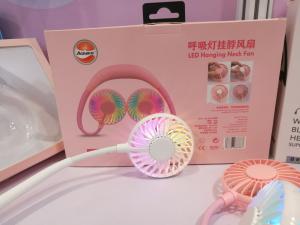 China summer fan reduce heat 2022 Mini ABS 6hrs 1200mAh Hands Free Mini Neck Fan For Summer factory