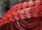 Custom Red BTO -22 Galvanized Razor Barbed Wire