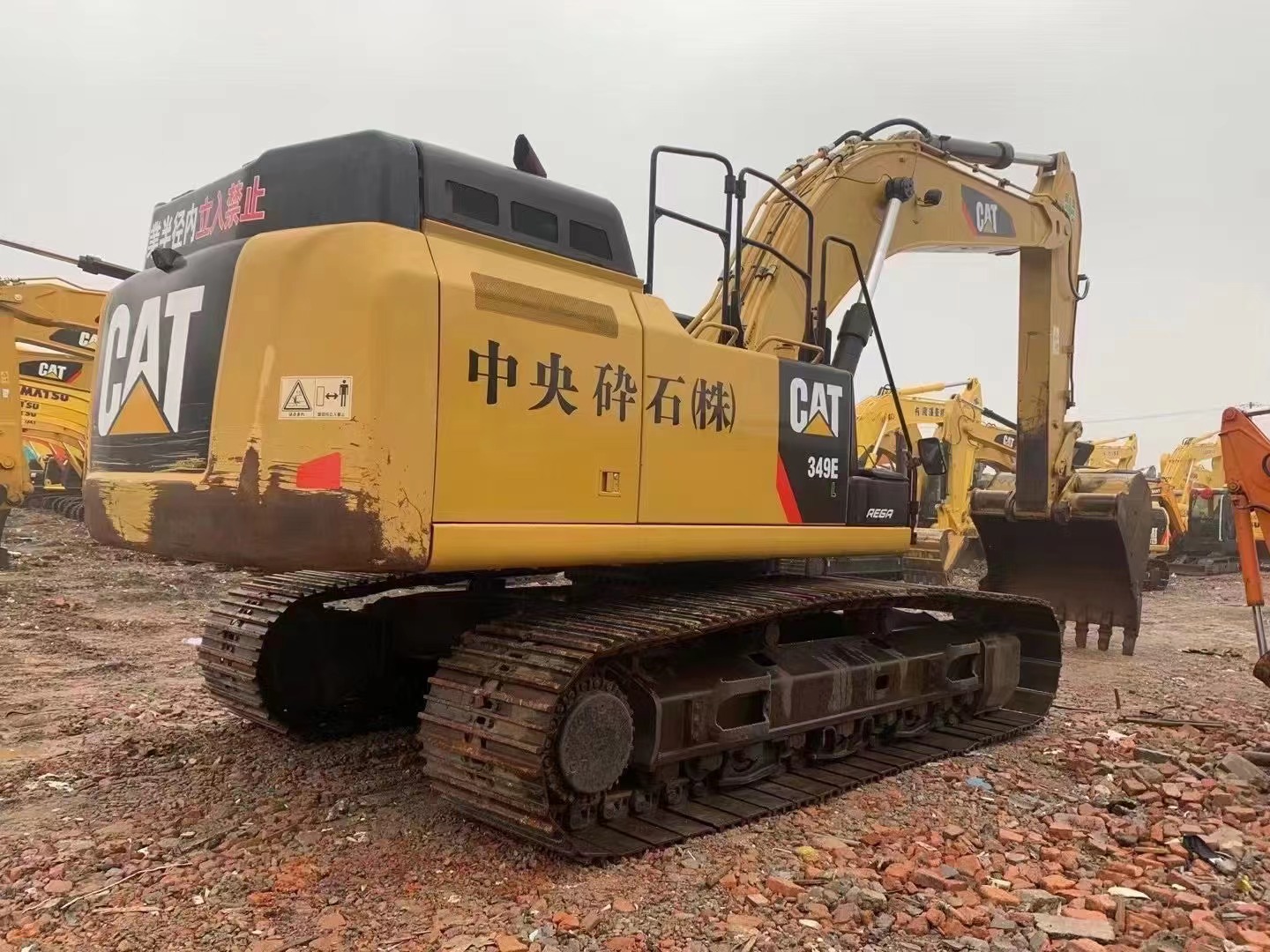 Second Hand Cater 349E Excavator 49ton Used Large Hydraulic Digger Originally For Multi-purpose
