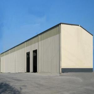 China Stable Prefabricated Warehouse Buildings Prefab Steel Building With Q345 Q235 factory
