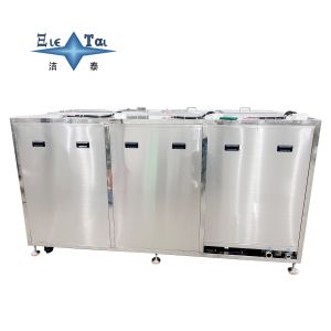 28KHZ 40KHZ Ultra Sonic Washer Four Tank Ultrasonic Bath Machine Customization