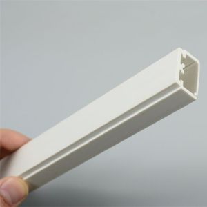 16 X 16 PVC Trunking Cable Channel Sticker Adhesive PC PE Co Extrusion Plastic Profile Customized