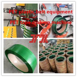 China Plastic Production Line PET Steel Plastic Belt Equipment PET Belt Making Machine With 9-32mm Width on sale