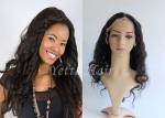 Pure Long Lasting Brazilian Full Lace Human Hair Wigs Wet And Wavy