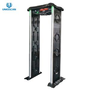 China Walk Through 4KHZ Metal Detector Temperature Scanner Spray Disinfection factory
