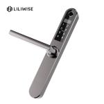 OLED Display Screen Smart Fingerprint Aluminum Door Lock With 2 Years Warranty