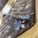 Silver Yarn Sublimation Printed Fabric 75dx75d Digital Printed 120gsm Polyester