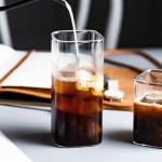 Square High Borosilicate Personalized Glass Cup 250ml 400ml for Breakfast Milk