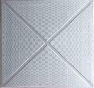 China Moisture Proof Artistic Ceiling Tiles Aluminum For Kitchen Or Washroom factory