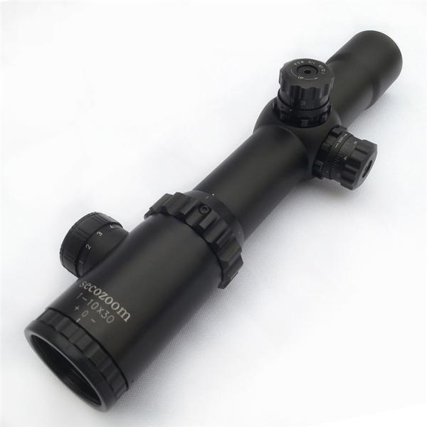 Professional 1-10x30mm SFP Scope Shockproof Mil Dot Reticle Scope For Gun