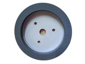 China Brightness Black Green Resin Cup Wheel For 175mm Glass Grinding factory
