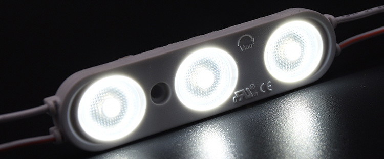 LED Module DC 12V 2.5W SMD 2835 IP67 3 LEDs 170 Degree Lens LED Modules