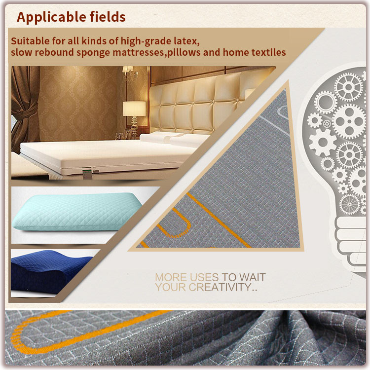 New knitted jacquard polyester fabric high quality mattress fabric bedding fabric