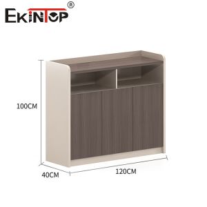 Study Room Low Cabinet Office File Cabinet Wooden Material Modern Style