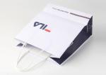 Elegant Printed Fancy Paper Recycled Paper Bags 100 Gsm Flat Paper Handle