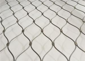 China SUS 316 7x7 7x19 Knotted Wire Mesh , Hand Woven Flexible Wire Mesh Netting factory