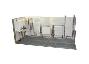 China 2.65CBM Electrical Installation Trainer 195kgs , Disassembly Industrial Automation Trainer factory