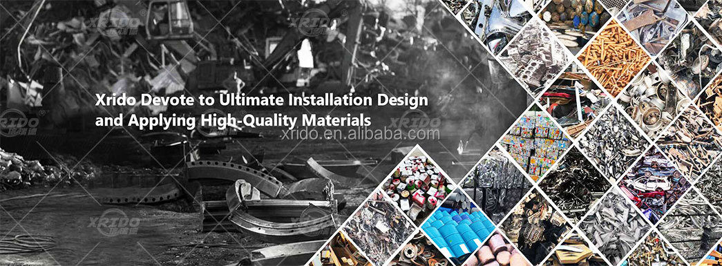 CE ISO Scrap Metal Crusher Machine Waste Metal Recycling Machine