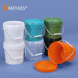 China 5L Custom Food Grade Transparent Clear Fermented Fishing 20L Paint Bucket with Lid Handle factory