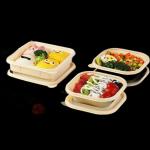 Biodegradable Corn Starch Food Container Restaurant To Go Boxes 450ML
