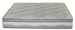 White soft luxury Euro top home/hotel bed independent pocket spring mattress