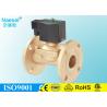 Buy cheap Water solenoid valve 12V Flange Connection 2W Solenoid Valve NBR Seal for Low from wholesalers