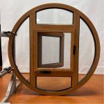 Thermal Break Aluminum Circle Casement Windows Customized Product Double