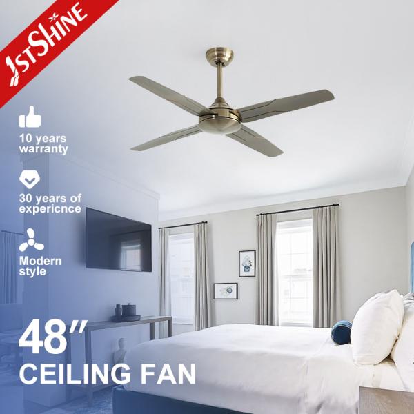 High Speed AC Pure Motor Copper Ceiling Fan with Remote Control and 4 Iron