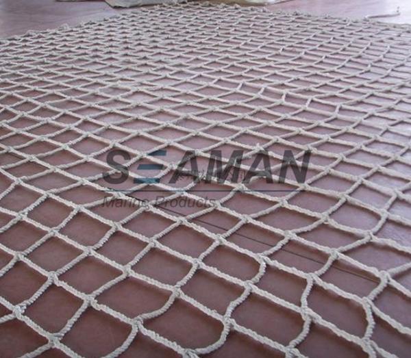 PP, Nylon , Polyester white color Gangway safety net 5m x 10m IMPA CODE 232161