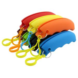 China Silicone bag lifting device plastic button carrying device 9*2.3*2.5mm logo customized factory