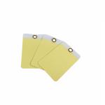 Customize Film Plastic Safety Tag Can Write Waterproof Vinyl Hang Tags