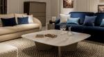 Rectangle Customized Coffee Table 1000mm Marble Luxury Couchtisch