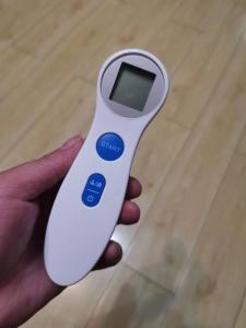 China Human Body LCD Non Contact Thermometer ABS / PVC Material 1 Year Warranty factory