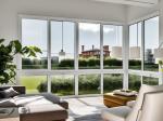 Commercial Aluminum Frame Sliding Glass Window Lightweight Soundproof
