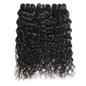 China 100% Raw Unprocessed Peruvian Human Water Wave Hair Full Cuticle Aligned factory